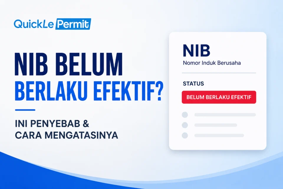 NIB Belum Berlaku Efektif? Ini Penyebab & Cara Mengatasinya