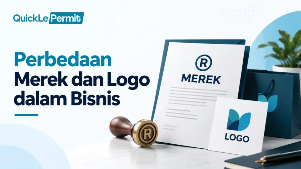 perbedaan merek dan logo